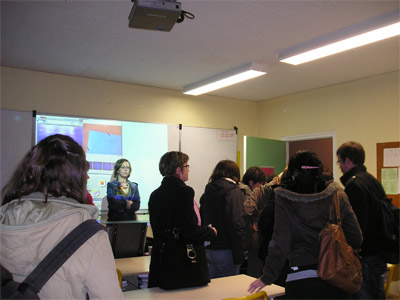 Intervention au Lycée Notre Dame de Campostal à Gouarec